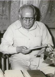 Urdu poet Chaudhry Faiz Ahmad Faiz (13 Feb 1911 - 20 Nov 1984)