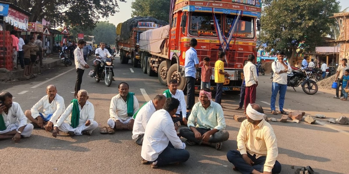 Farmers protest