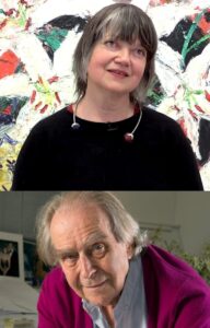 Shani Rhys James (top) and Gerald Scarfe.