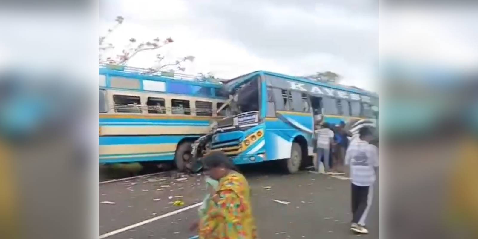 Bus collision
