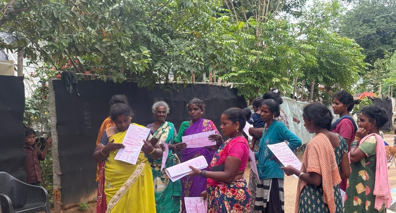 Members of Irular tribe in Tamil Nadu.