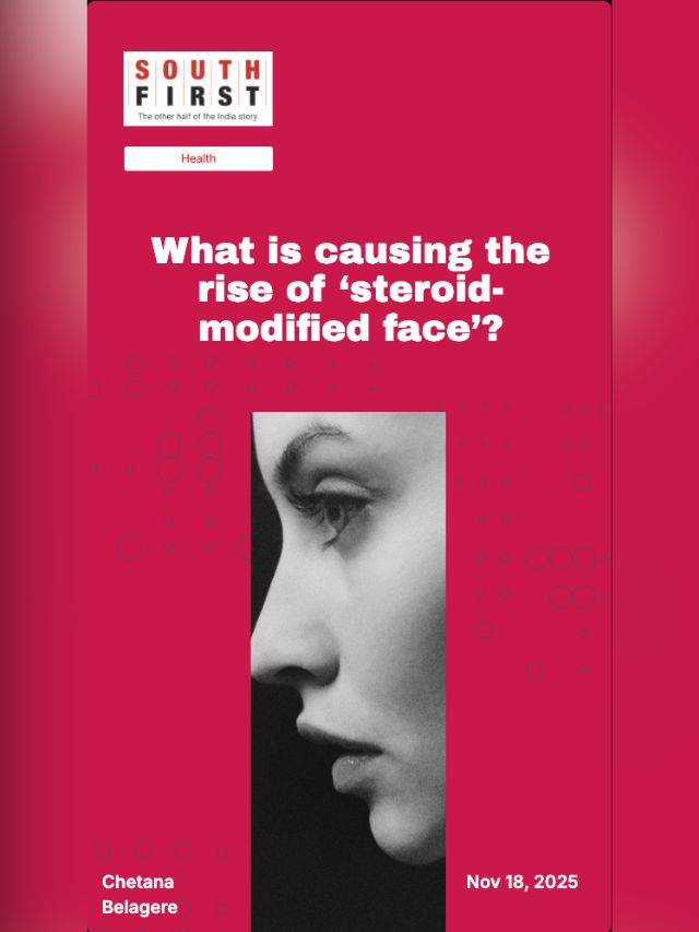 What is causing the rise of ‘steroid-modified face’?