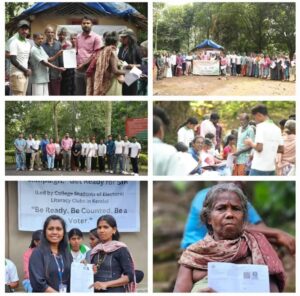 An SIR camp at Attapady tribal settlement in Palakkad.