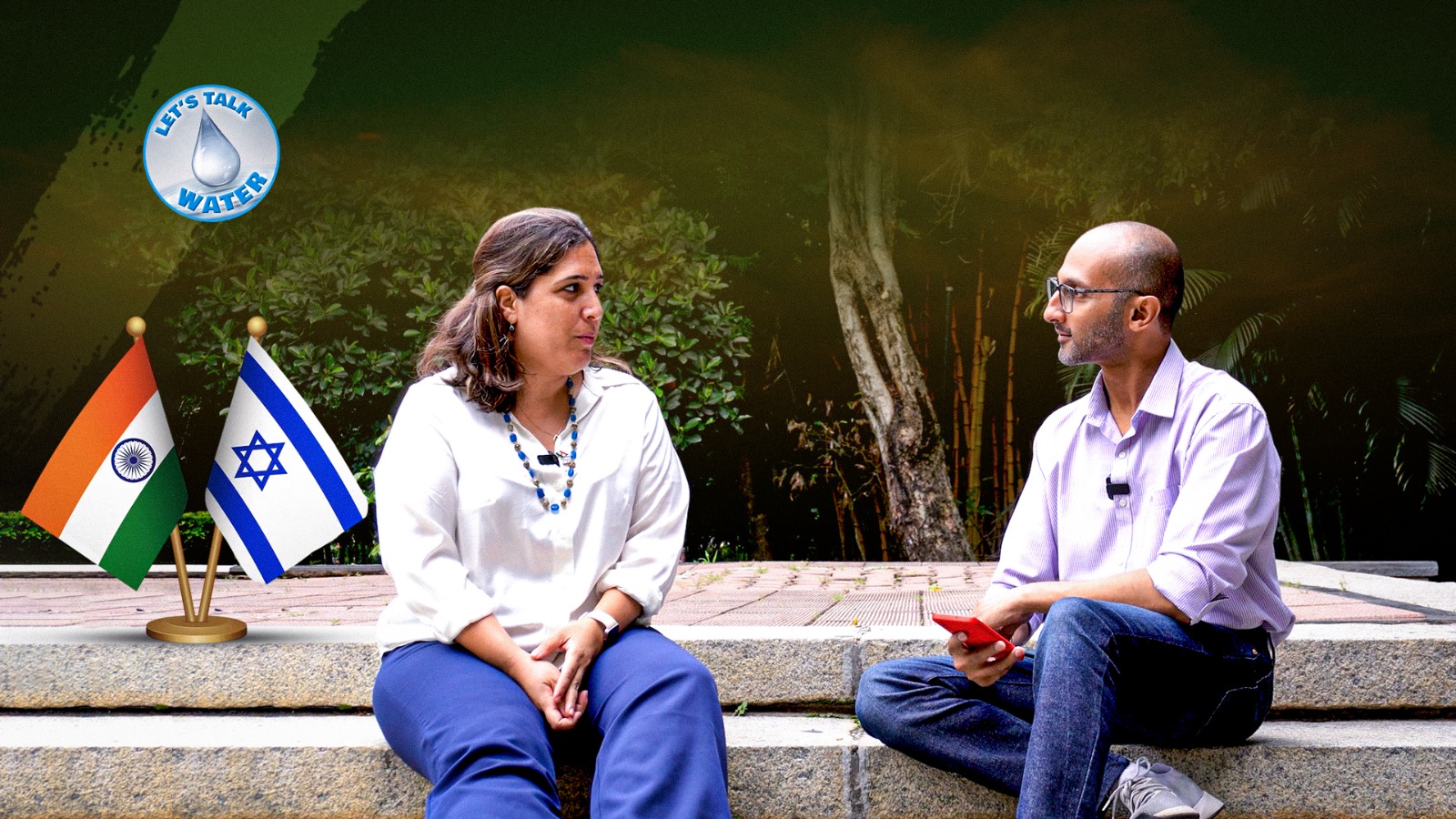 Israeli Water Attaché Noa Amsalem in conversation with South First's Nolan Pinto.