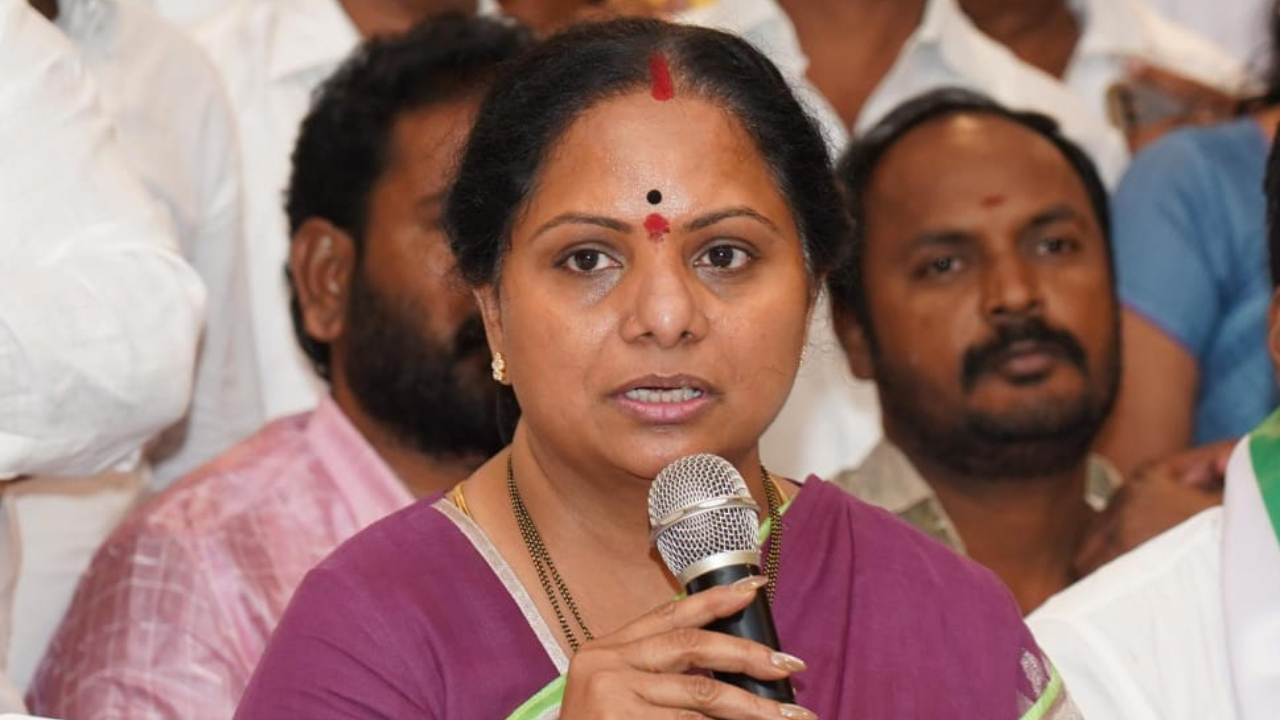 K Kavitha. Credit: x.com/RaoKavitha
