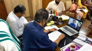 From the online meeting held with trade unions and Labour Minister V. Sivankutty.