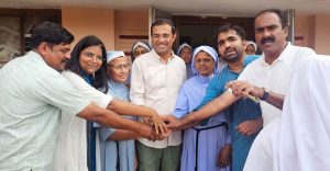 Congress leaders visit nuns who were jailed in Chhattisgarh.