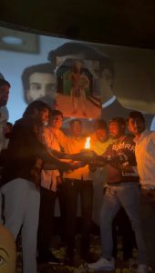 Darshan's fans reached movie halls screening 'The Devil' hours in advance.