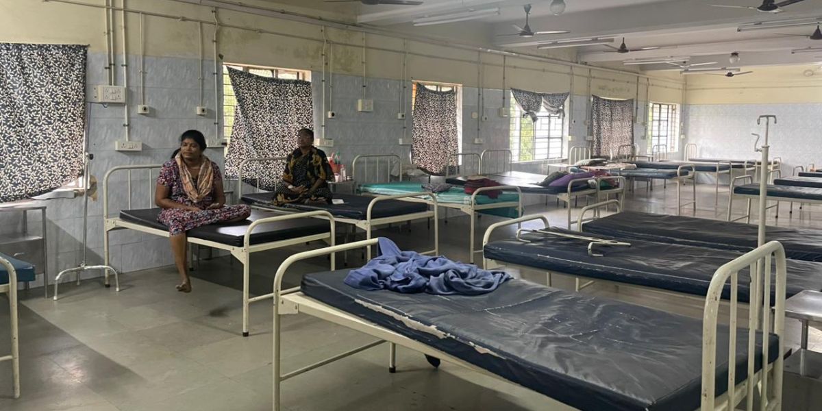 Female General ward, Tondiarpet government peripheral hospital.
