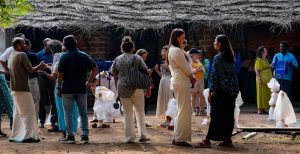 From the Biennale venue.