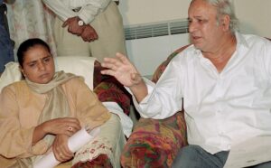 Mayawati and Kanshi Ram