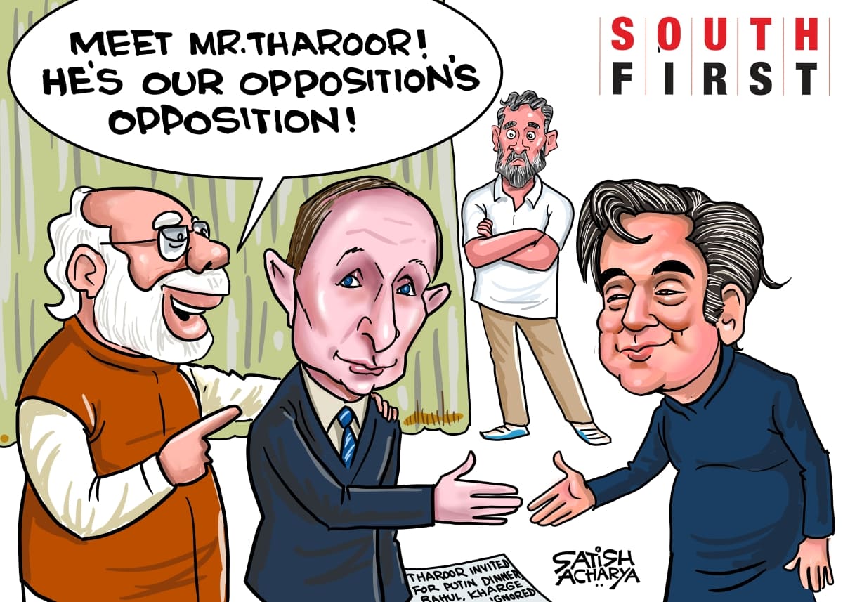 Leader of Opposition Rahul Gandhi not invited to meet Putin but MP Shashi Tharoor is.