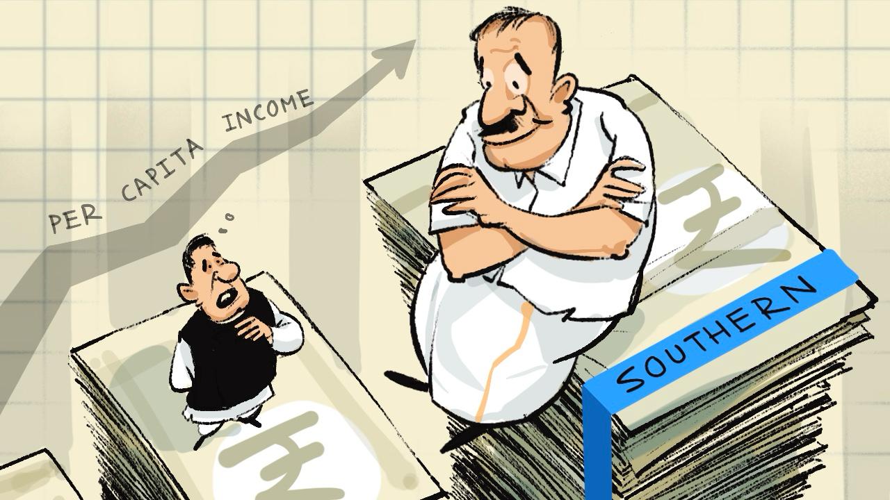 Southern states lead India’s per capita income rankings, RBI data shows