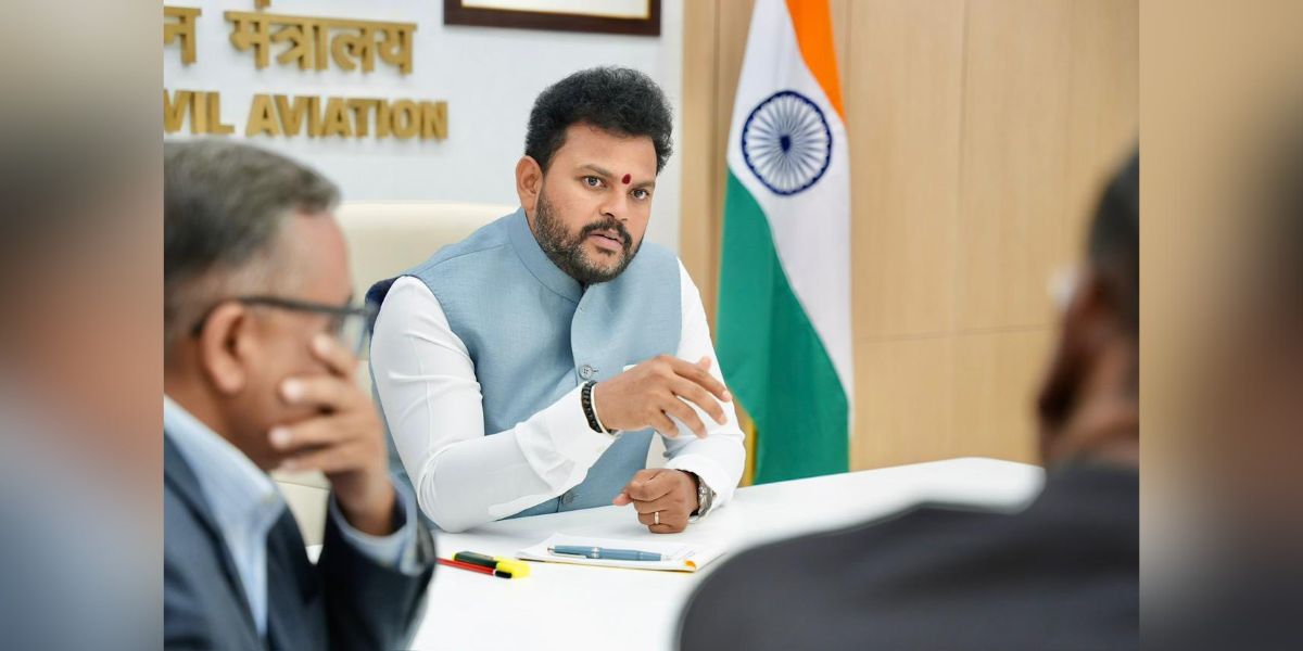 Union Minister for Civil Aviation Kinjarapu Ram Mohan Naidu.