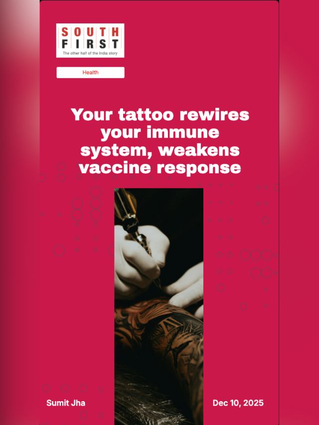 Your tattoo rewires your immune system, weakens vaccine response