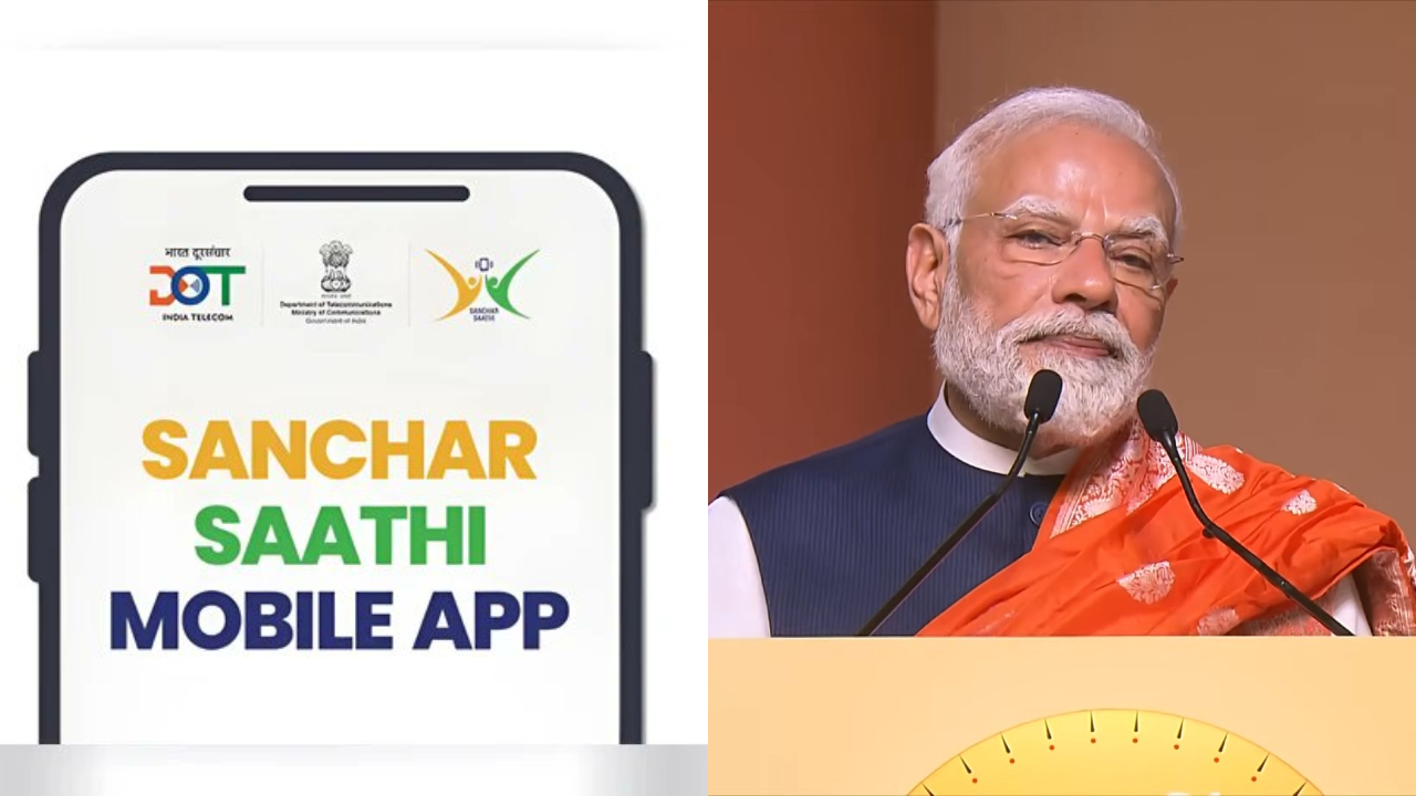 DoT has mandated that every smartphone sold in India from March 2026 must come with Sanchar Saathi pre-installed and non-removable.. Credit: sancharsaathi.gov.in/, x.com/BJPLive