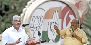 G Sukumaran Nair and Vellappally Natesan.