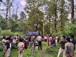 Jenu Kuruba community members during a protest in May 2025.