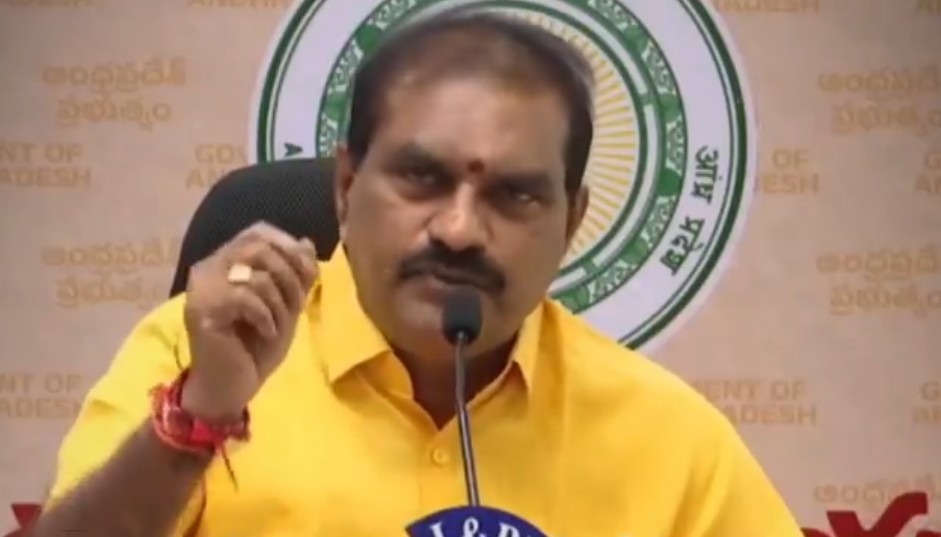 Andhra Pradesh Water Resources Development Minister Nimmala Ramanaidu. Credit: x.com/RamanaiduTDP