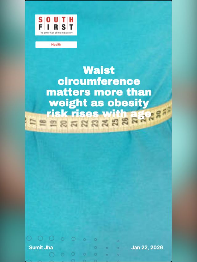 Waist circumference matters more than weight as obesity risk rises with age