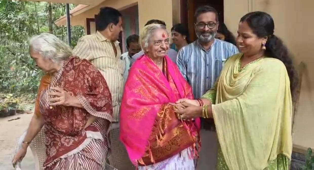 Villagers celebrate Devaki Amma’s Padma Shri honour