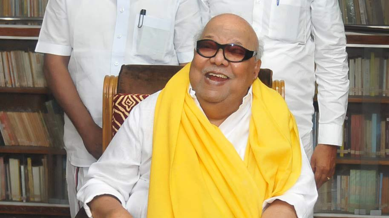 M Karunanidhi. Credit: x.com/kalaignar89