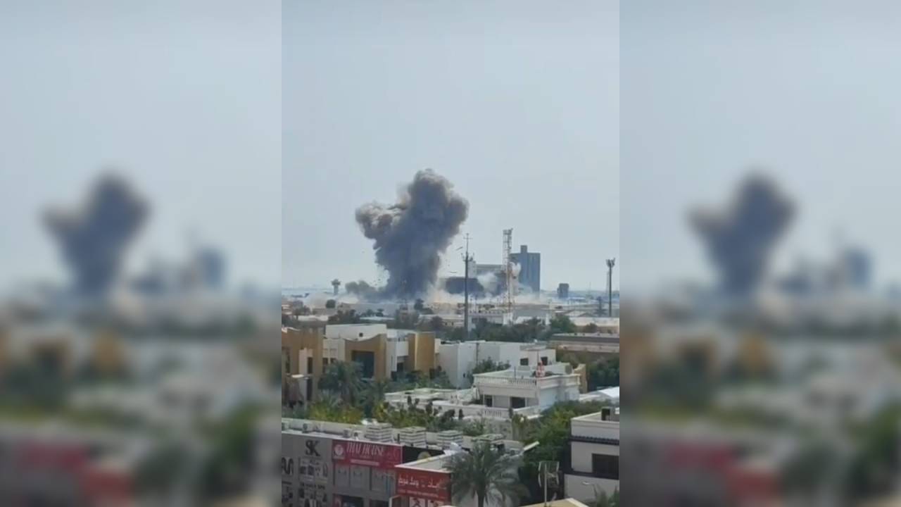 Multiple explosions were reported from Juffair, Bahrain. (Video grab/Supplied)