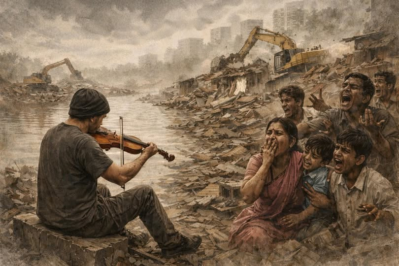 It is more apt to call the Musi Beautification Scheme, the Musi Bakasura-isation Scheme.