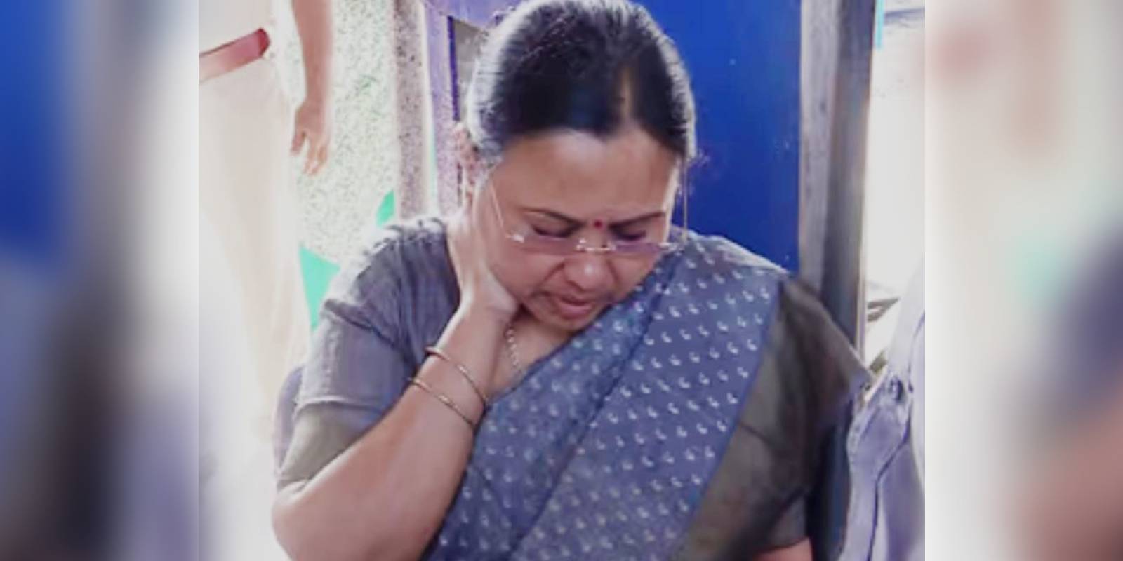 Health Minister Veena George sustains injuries