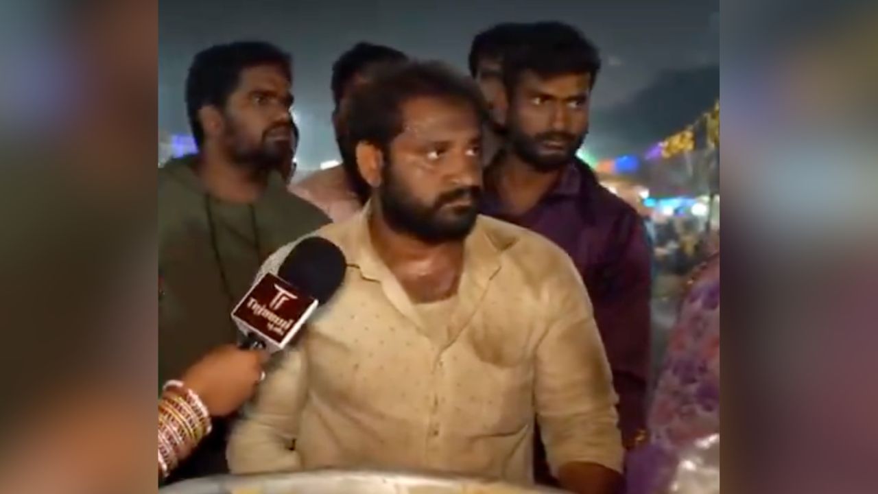 Tejaswi News anchors questioned Shaik Shaiksha Vali.