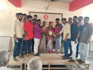 In August 2025, CPI(M) state secretary P Shanmugam announced that couples wishing for caste-free marriages could approach party offices. (Supplied)