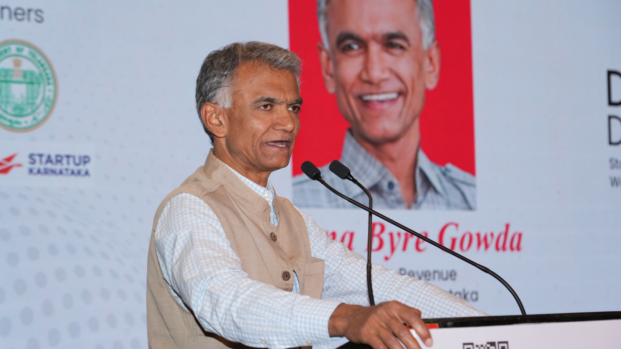 Krishna Byre Gowda at the Dakshin Dialogues 2026.