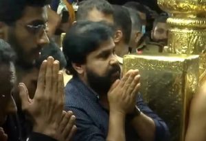 Actor Dileep at Sabarimala temple