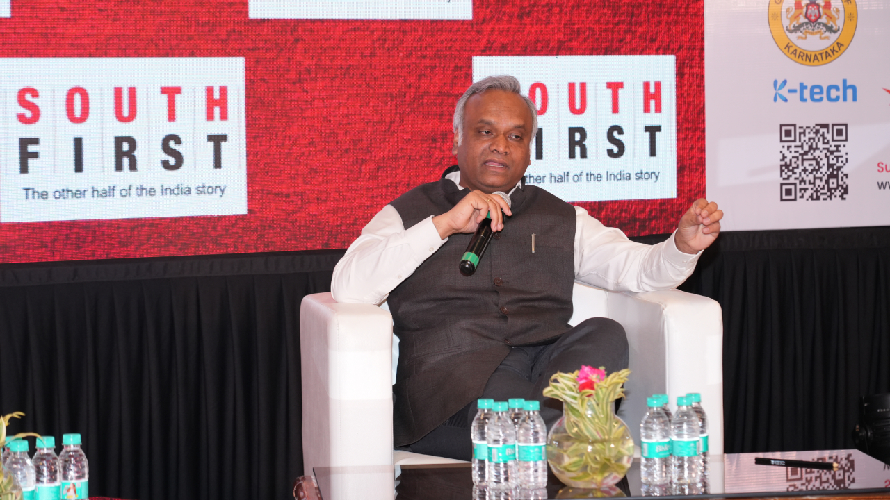 Priyank Kharge at the Dakshin Dialogues.