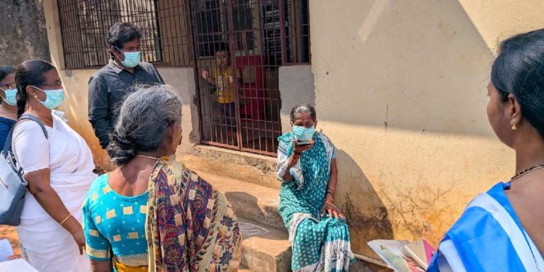 Cough screening for TB patient. (Supplied)