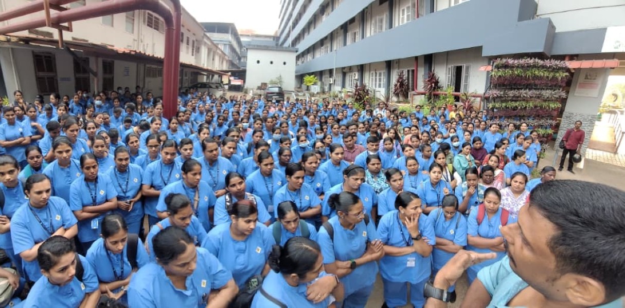 Kerala nurses strike