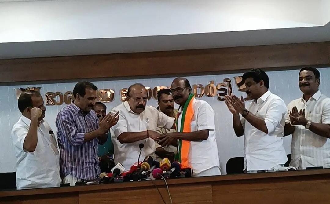CC Mukundan joined the BJP on 16 March after the CPI had denied him a ticket.