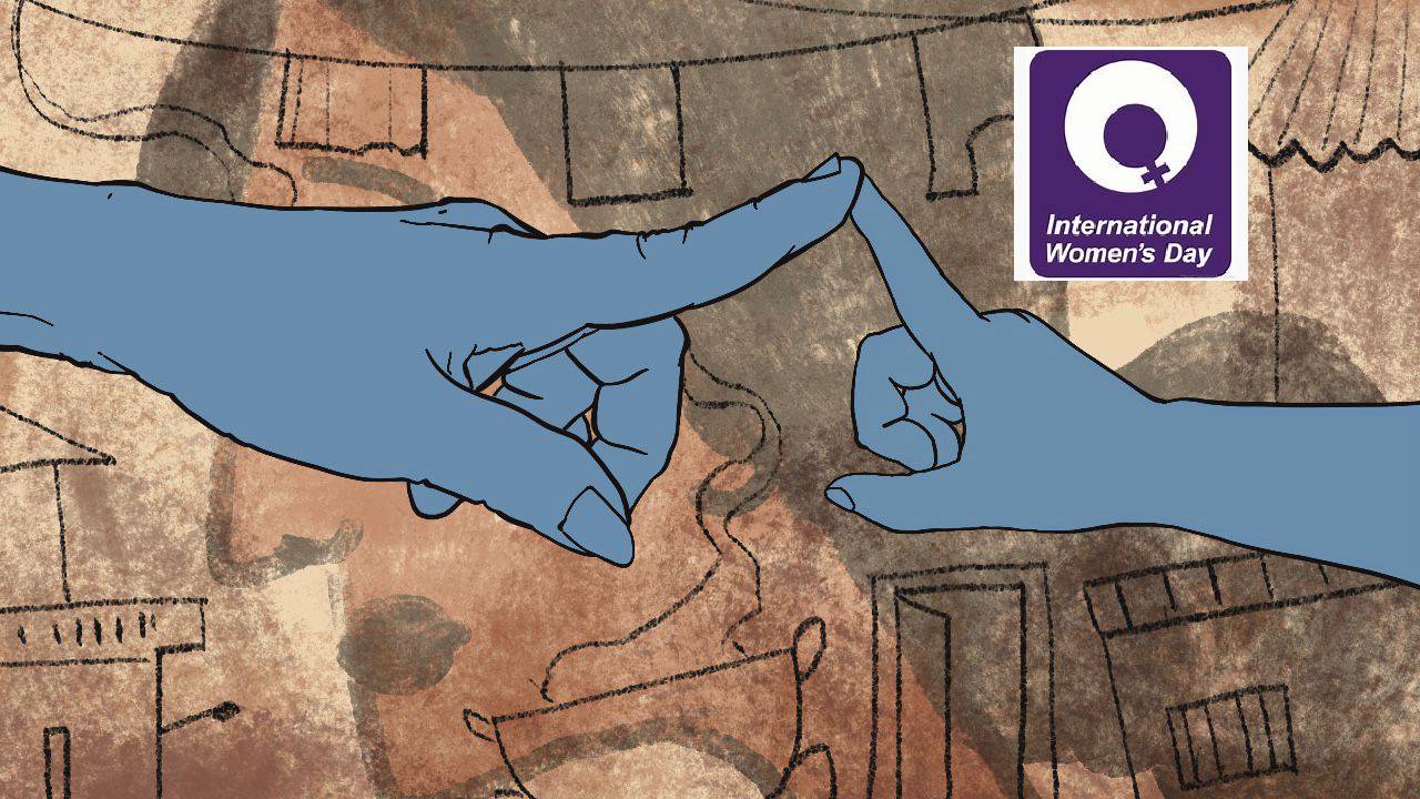 As a girl grows up, time and societal norms close around her, similar to a door shutting forever.