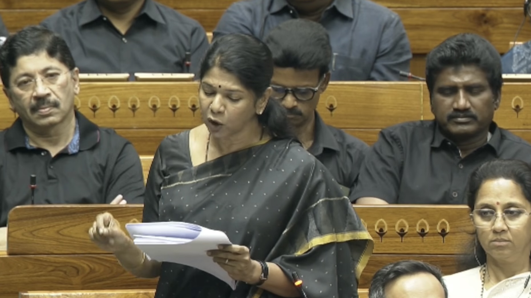 Centre using women as “human shields”: When Kanimozhi flayed delimitation bill