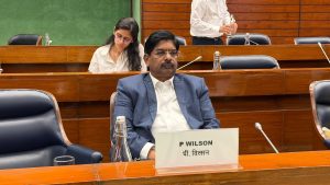 DMK Rajya Sabha MP P Wilson moves Bill for permanent women’s reservation