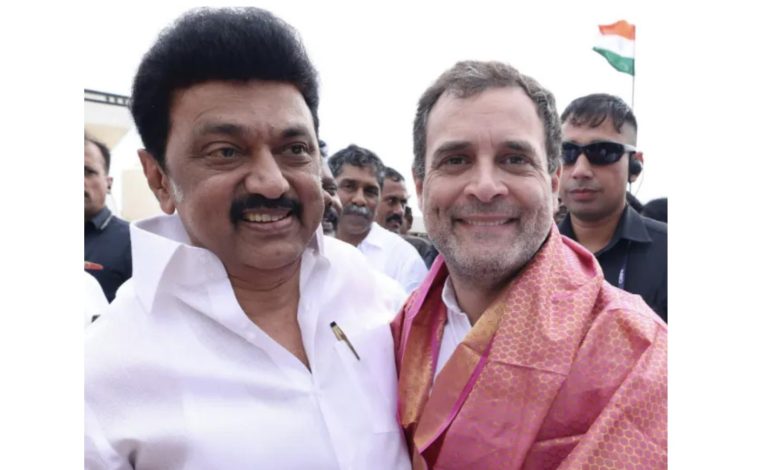 MK Stalin and Rahul Gandhi.