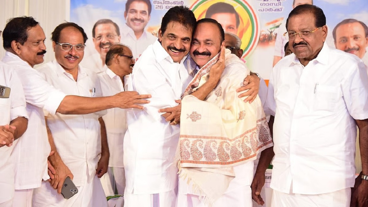 VD Satheesan and KC Venugopal