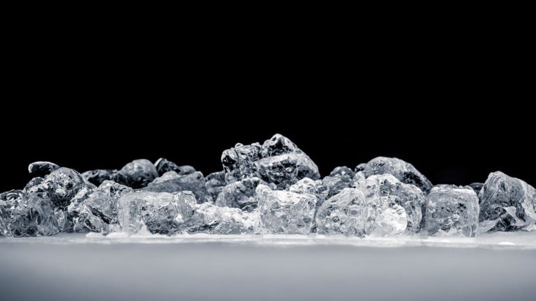 Crushed ice cubes. (iStock)