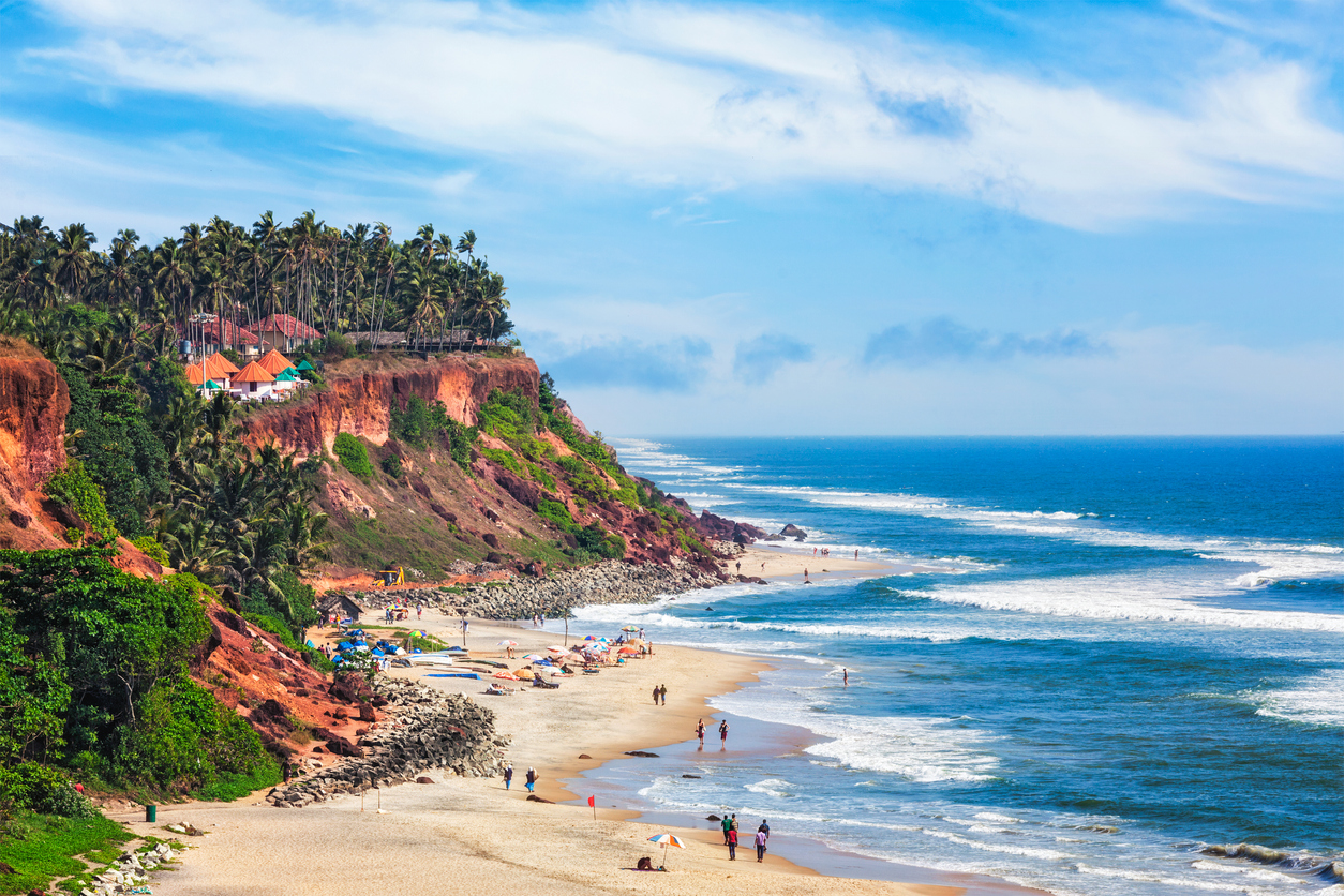 Varkala beach, Kerala. Credit: iStock