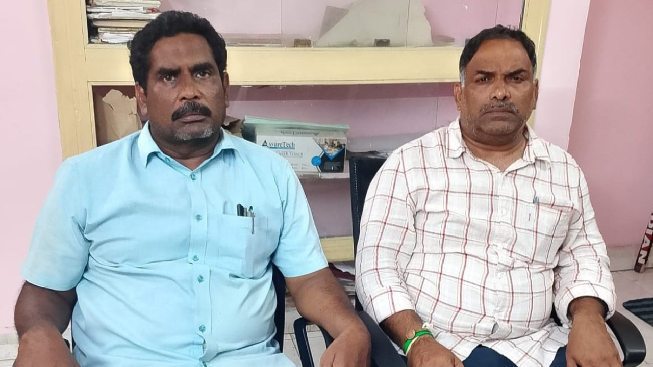 Davuluri Anand and Jamalapuram Ramanarsimha Rao. Credit: x.com/TelanganaACB