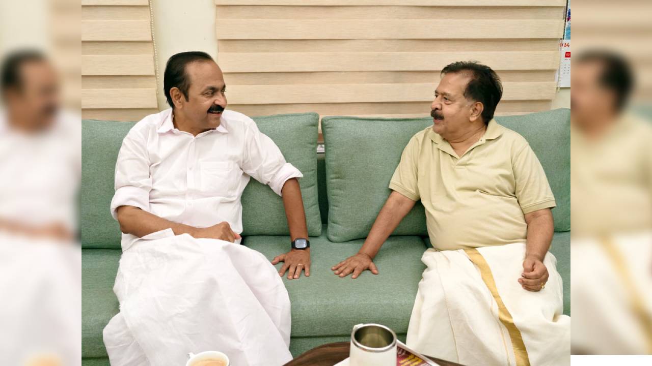 CM-designate VD Satheesan holding talks with Ramesh Chennithala on Friday