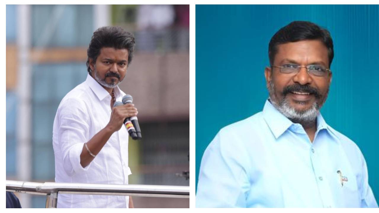 Vijay and Thol. Thirumavalavan.