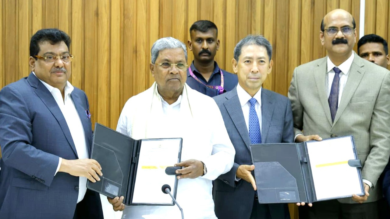 Toyota Signs Major ₹1,200 Crore Investment Agreement with Karnataka govt. Credit: x.com/MBPatil