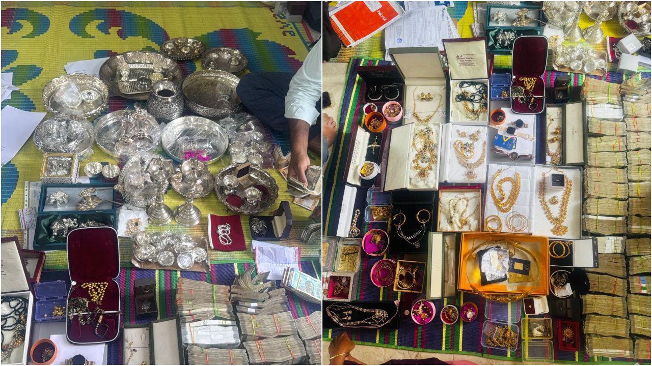 Assets unearthed from GM Kumar's residence.