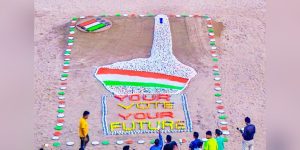 Politics is ultimately about understanding the pulse of a generation. Pictured, an installation by Sudarsan Pattnaik.